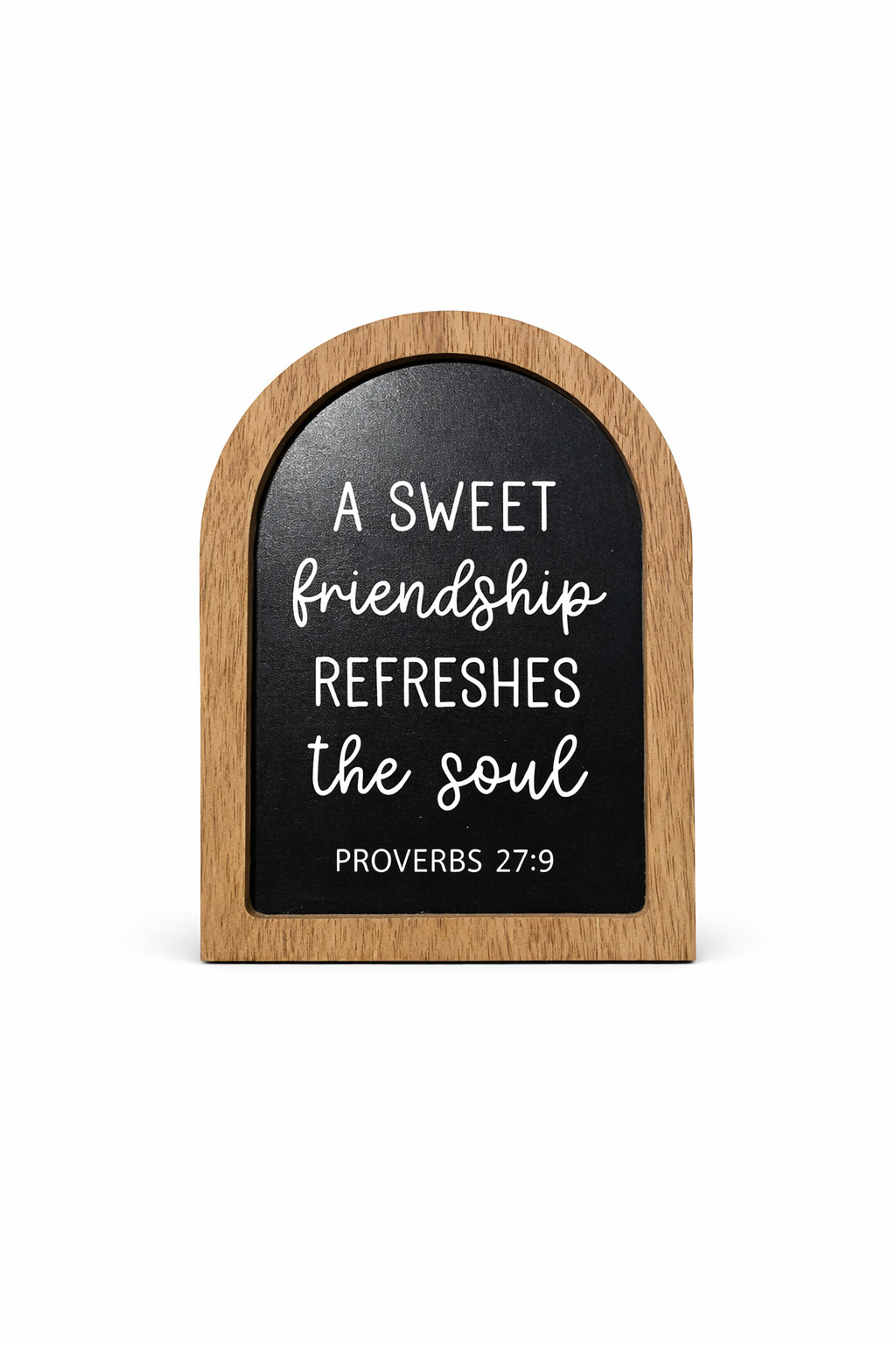 Sweet Friendship Scripture Plaque — Proverbs 27:9