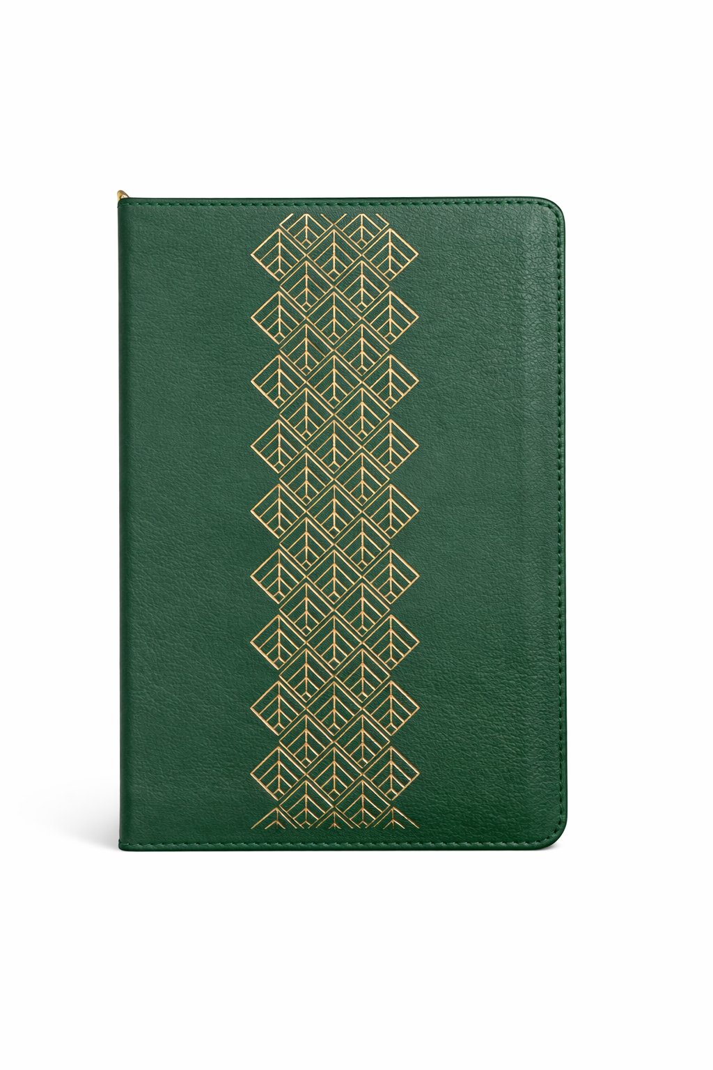 Green Geometric Embossed Journal ( Spanish )